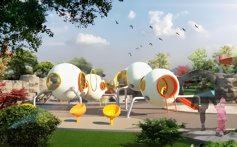 什么是无动力非标定制儿童游乐设施？